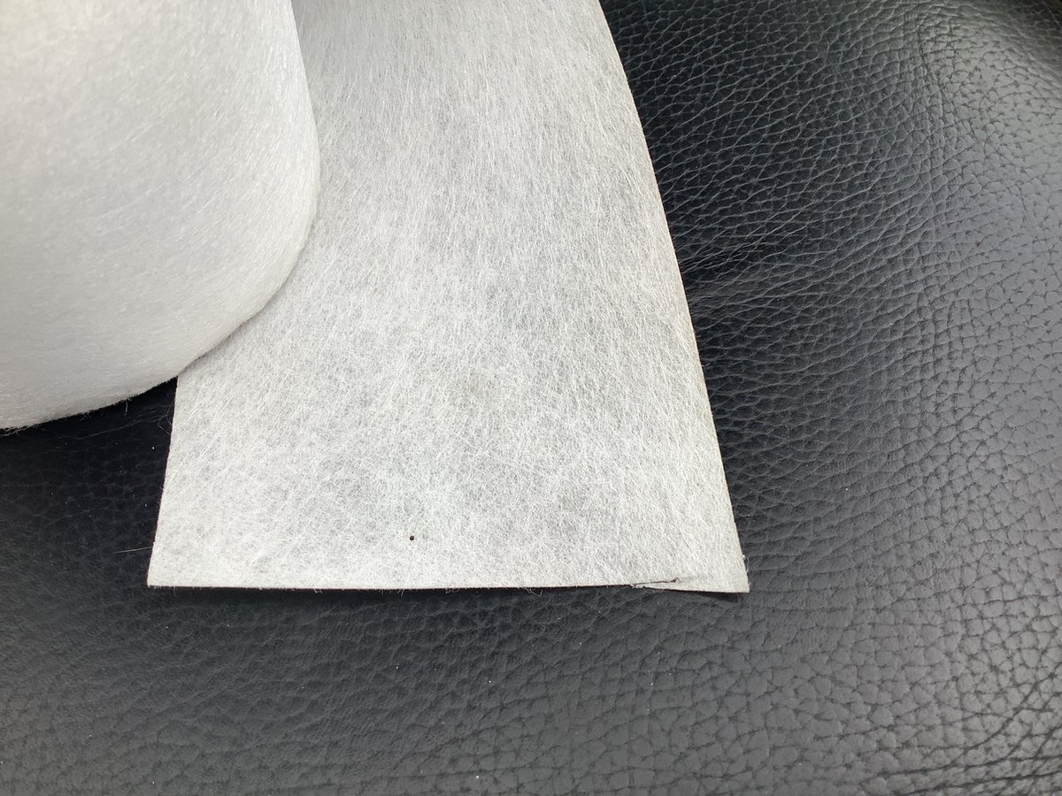 Gordijn vitrage. inzoom verstevigings band 4 cm hoog. Wit. 5 meter, voor 2.5 mtr gordijnen.