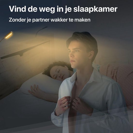 Bedlampjes Hoofdbord - Leeslampjes - Bedlamp Slaapkamer Volwassenen - Zwart van Smartwares — afbeelding 4