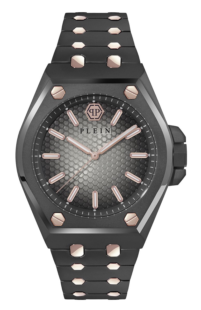 Philipp Plein Plein Extreme Gent PWPMA0424 Horloge - Staal - Grijs - Ø 43 mm