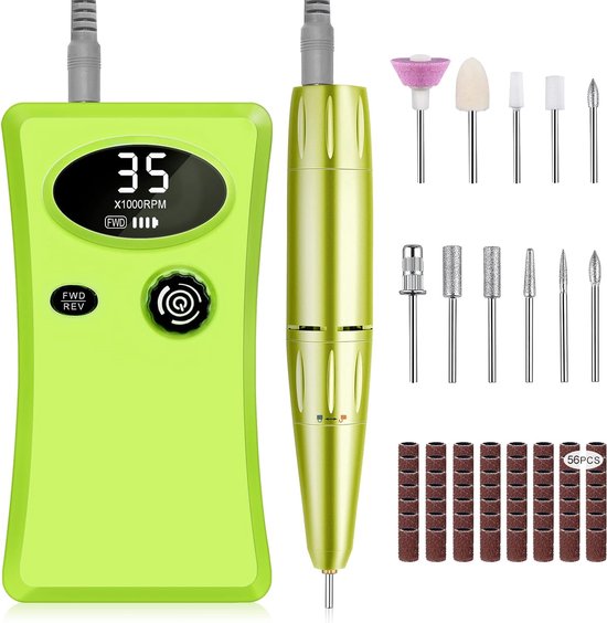 Foto: Nagelfrees nagelfrees set nagelfrees elektrische nagelfrees electrisch nagelfrees manicure pedicure manicure set manicureset pedicureset pedicure set nagelfrees machine elektrische nagelvijl voor gelnagels nagelfreesmachine