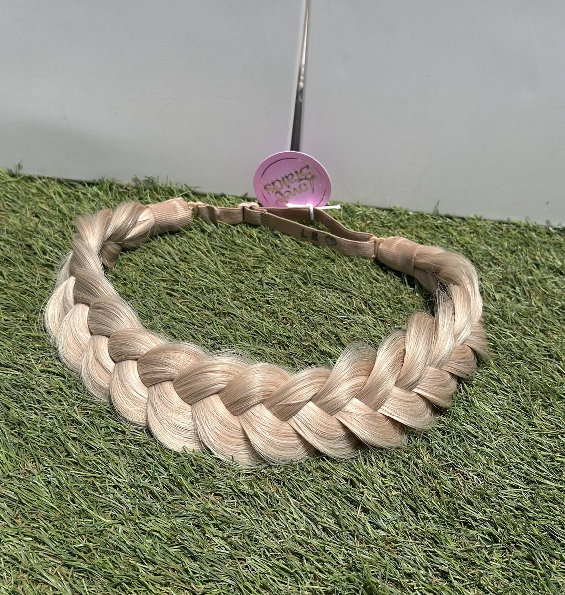 Lovely braids - bohemian blonde - gevlochten haarband - vlecht haarband - haarband vlecht