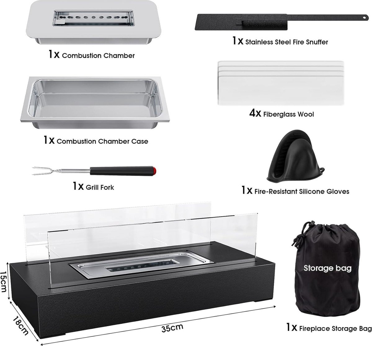 Xaralyn Cuneo bio-ethanol tafelhaard
