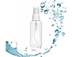 Sprayflesje - Sprayflacon - Verstuiver - 100 ml - 3 stuks - Kunststof