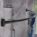 spirella Barre tringle pour rideau de douche d'angle à fixer en Alu SURPRISE 90x