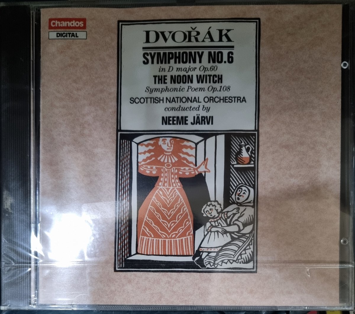 1-CD DVORAK - SYMPHONY NO 6 / THE NOON WITCH - SCOTTISCH NATIONAL ORCHESTRA / NEEME JARVI