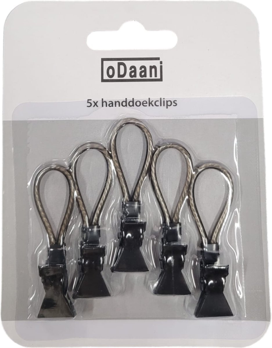 Debeer handdoekklemmen 5 kleuren kopen? Haken & ogen