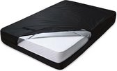 Housse de protection Matras 160x200cm - Housse de matelas mobile - Housse de rangement Matras - Housse de matelas avec fermeture éclair - Plastique - Zwart - Queen size