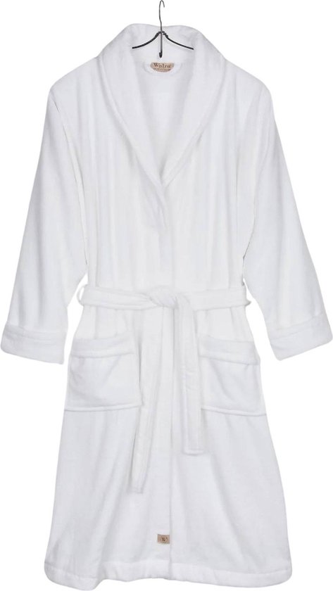 Walra Badjas Casual Robe - S/M - 100% Katoen (BCI) - Wit