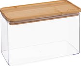 Orange85 Cracker Storage Box - Transparent - Knackebrod - Fresh Box - Bamboe