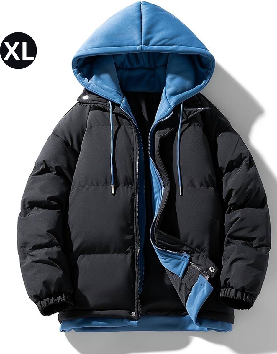 Nivard Winterjas Dames Parka Heren Winterjas Winter Volwassen Gewatteerde Jas Dames Zwart
