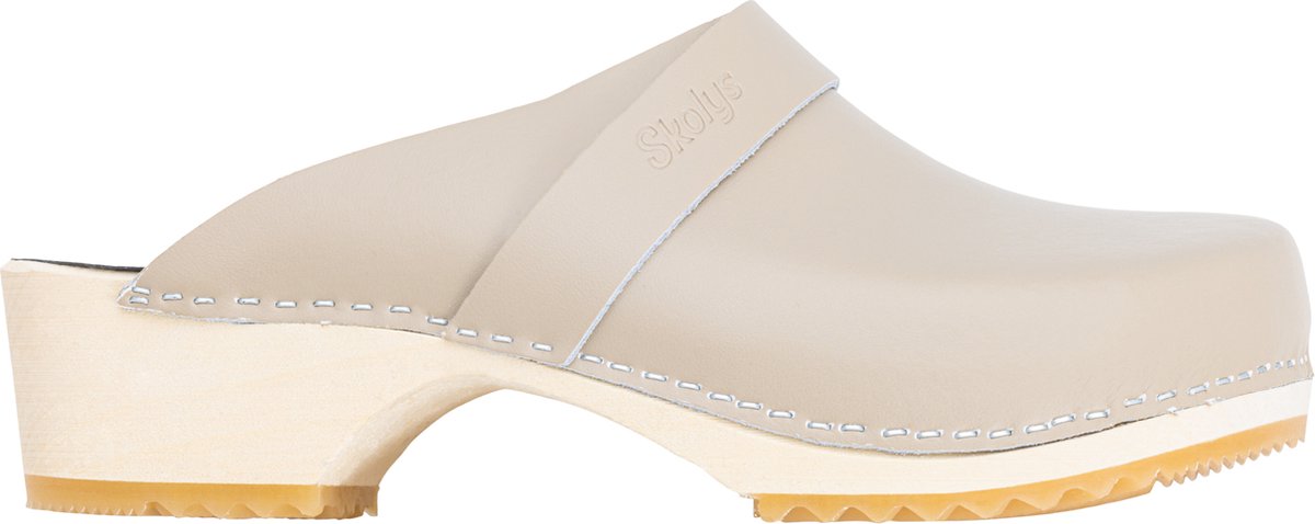 Skolys W-320.13 klompen - dames - medische - clogs - tuinklompen - werkklompen - verpleegkundige - ziekenhuis - instap - pastel zand - maat 41