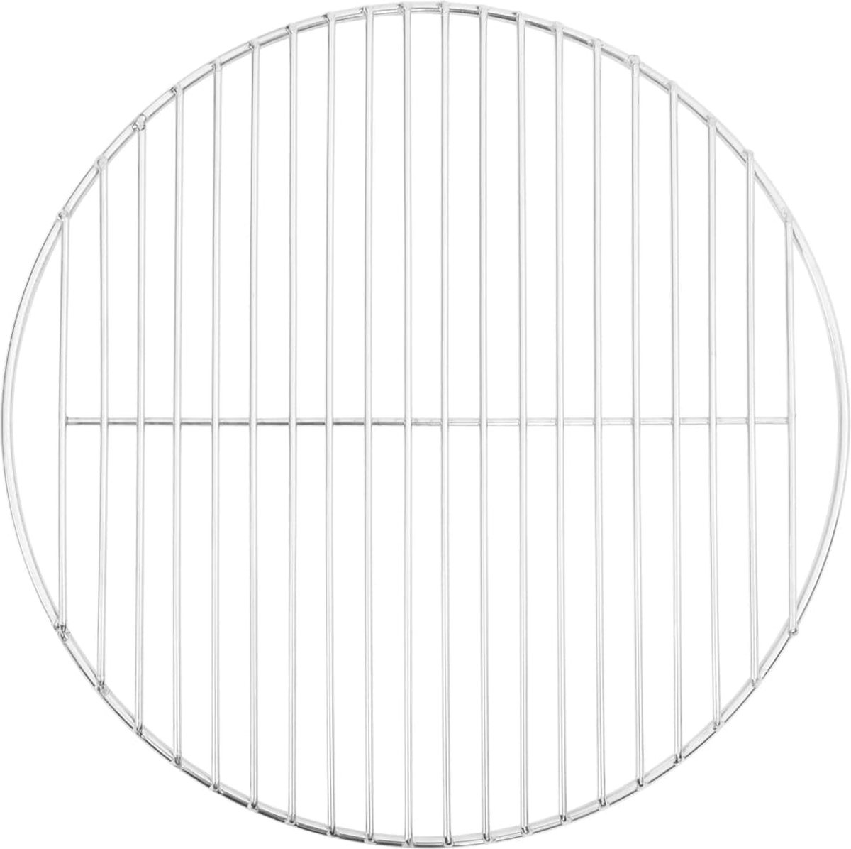 vidaXL - Barbecuerooster - rond - Ø40 - cm - 304 - roestvrij - staal