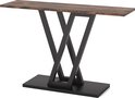 Tribesigns Console Table, Industrial Rustic Entrance Table for Hallway, 160 cm, Peasant Wood Sofa Table, Thick Accent Tables for Living Room, 160 x 30 x 80 cm, Rustic Brown