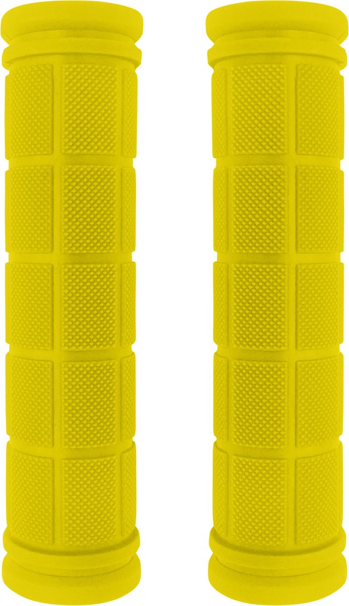 Purepeak Fiets Handvatten - 2 Stuks - Handvatten Kinderfiets voor Stuurslingers - Antislip Fietshandvatten - Geel