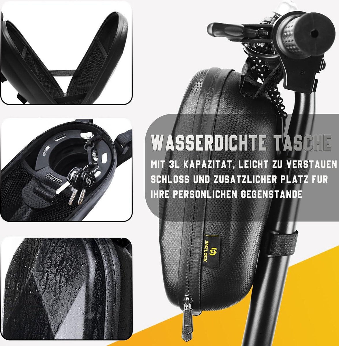 Aluminium Legering Fiets Alarm Lock Veiligheid Wat... - Grandado