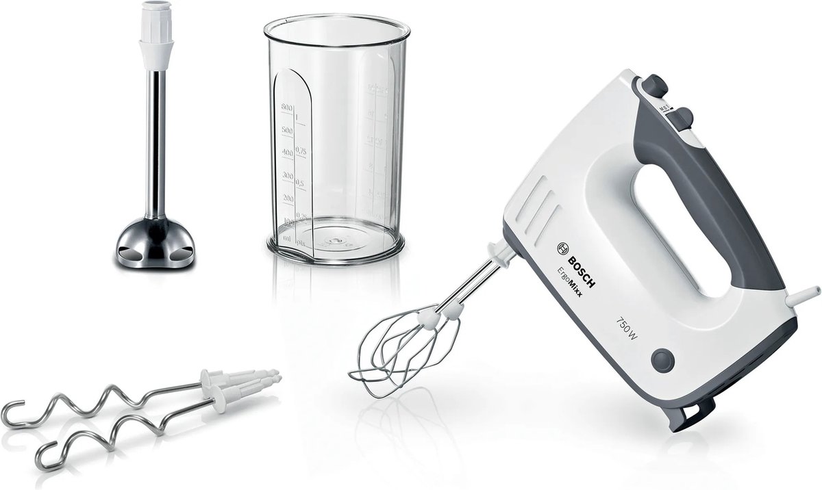 Bosch MFQ37470 mixer Handmixer 750 W Zwart, Wit
