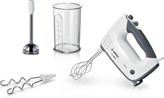 Bosch MFQ37470 ErgoMixx - Handmixer - 750W - Wit