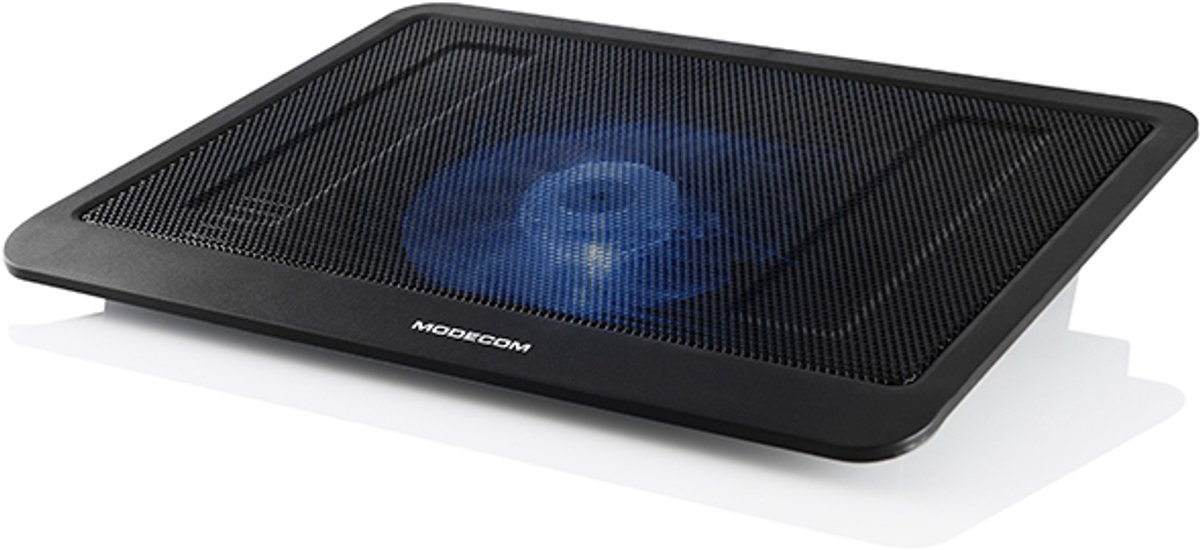 Modecom CF13 notebook cooling pad 35,6 cm (14'') Zwart
