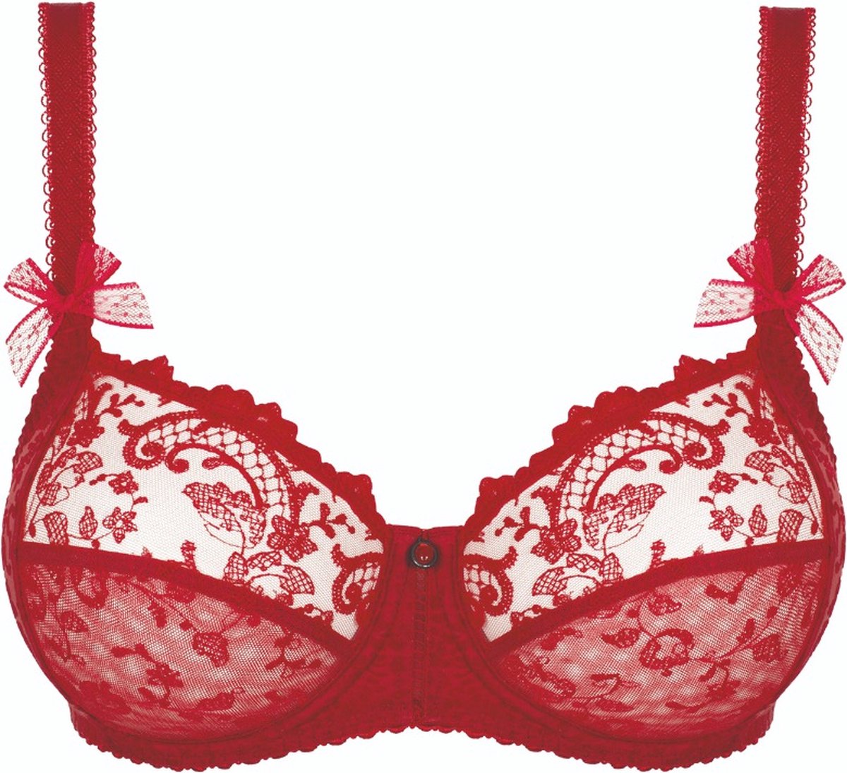 Empreinte bh zonder vulling gaby-90/105D rood