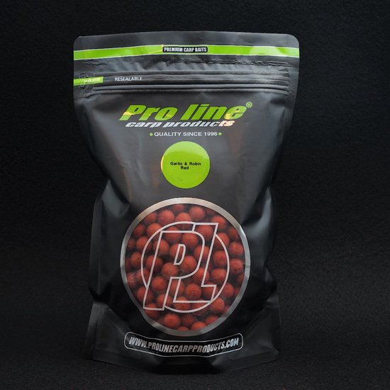 Pro Line Garlic Robin Red - Boilies - 15 mm - 1 kg van Pro Line — afbeelding 3