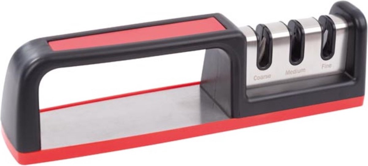 Toolland Messenslijper Abs/keramiek Zwart/rood