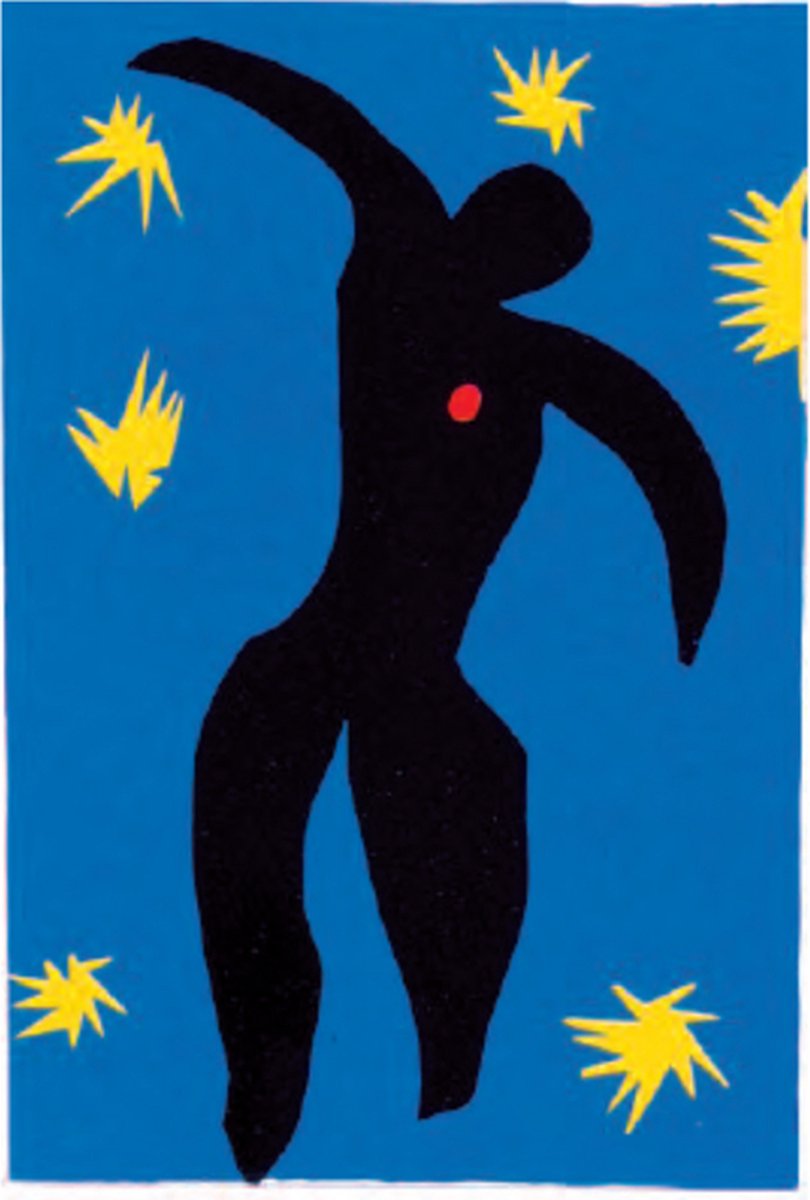 Catch Projecten Henri Matisse - Jazz: Icarus - Kunstposter - 40x50 cm Multicolor