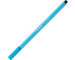foto van STABILO Pen 68 - Premium Viltstift - Neon Blauw - per stuk