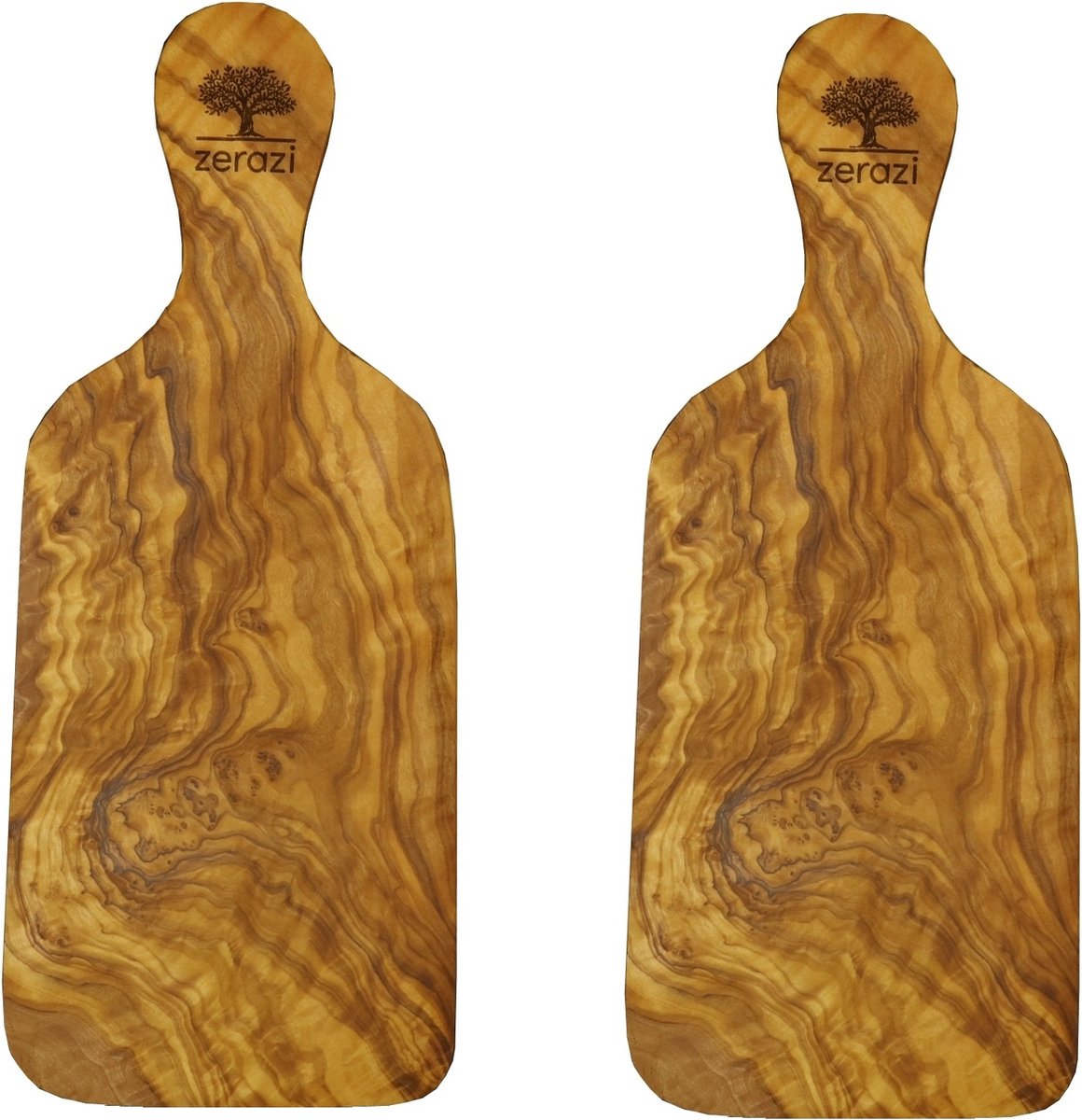 Planche en bois d'olivier - Planche à découper rectangulaire - 25 x 15