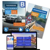 Auto Theorieboek Rijbewijs B 2024-2025 inclusief 3 online examens + Verkeersbordenboekje