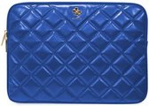 Guess Quilted Big 4G Logo Universele Laptoptas - (Geschikt voor toestellen tot 14") - Blauw