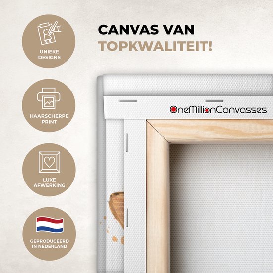 Toile - Illustration - Chatons - Chats - Animaux - Dessin - Peinture sur toile - 40x60 cm - Décoration de chambre