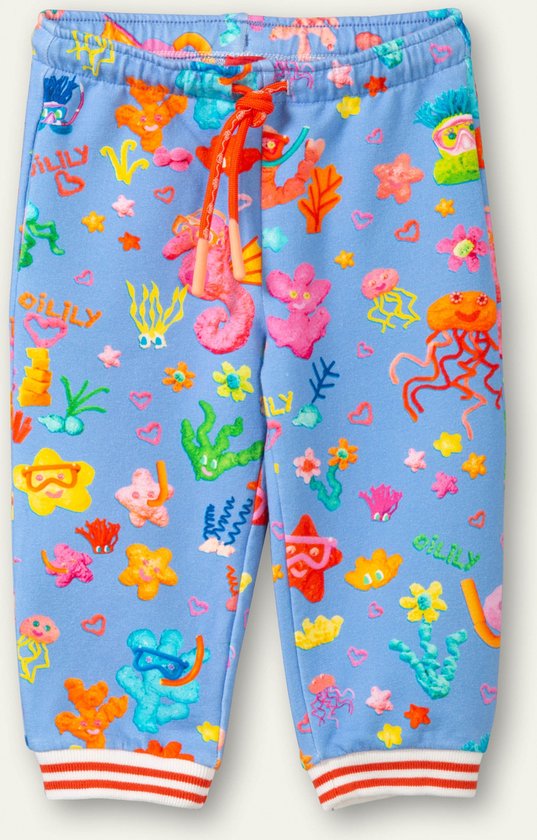 Oilily Pitou - Broek - Meisjes - Blauw - 116