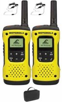 Set van 2 Motorola TLKR T92 H2O IP67 PMR446 Portofoons met beveiliging oortje