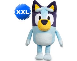 Bluey Friends Pluche Knuffel XXL 85 cm {Bluey XL Plush Toy | Speelgoed Knuffelpop Knuffeldier voor kinderen jongens meisjes | Extra Groot Bluey, Bingo, Bandit, Chilli, Muffin, Jack, Rusty, Lucky, Mackenzie, Indy}