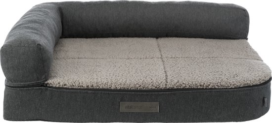 Trixie - Vital Hondenmand Sofa Bendson Orthopedisch Grijs - 100 x 80 cm