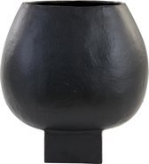 Cozy Ibiza-Vase- noir mat-métal- L