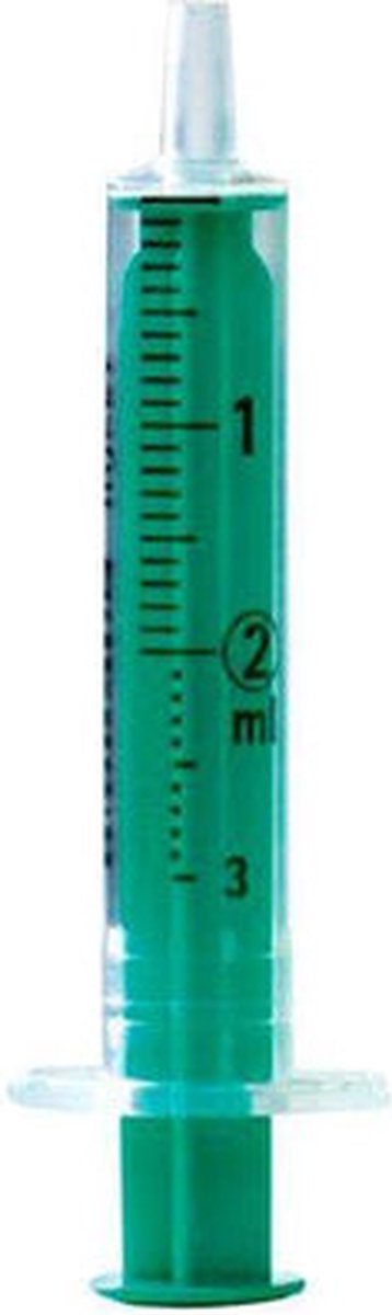 Goedkoopste B.Braun Injekt Solo Luer injectiespuit - 2 ml - groen - 100 stuks