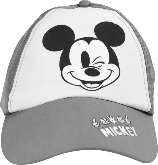 Disney Mickey Mouse kinder cap - Grijs - One Size