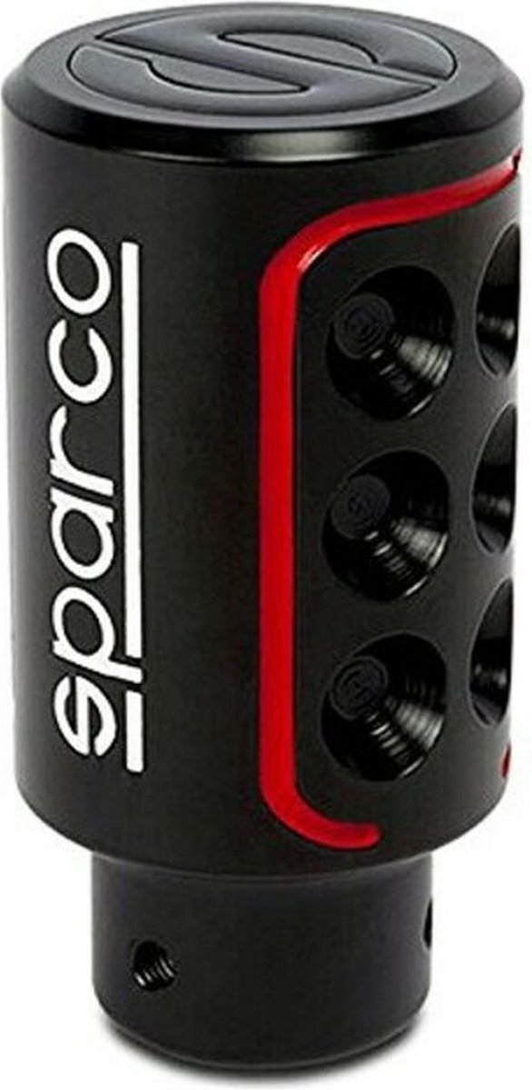 Versnellingspookknop Sparco SPC RACING Zwart/Rood