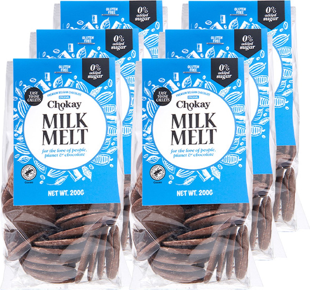 Chokay | Milk Melt | 6 stuks | 6 x 150 gram