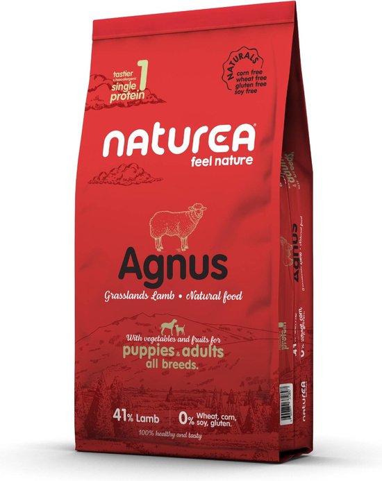 Foto: Naturea naturals agnus grasslands lamb 12 kg hond