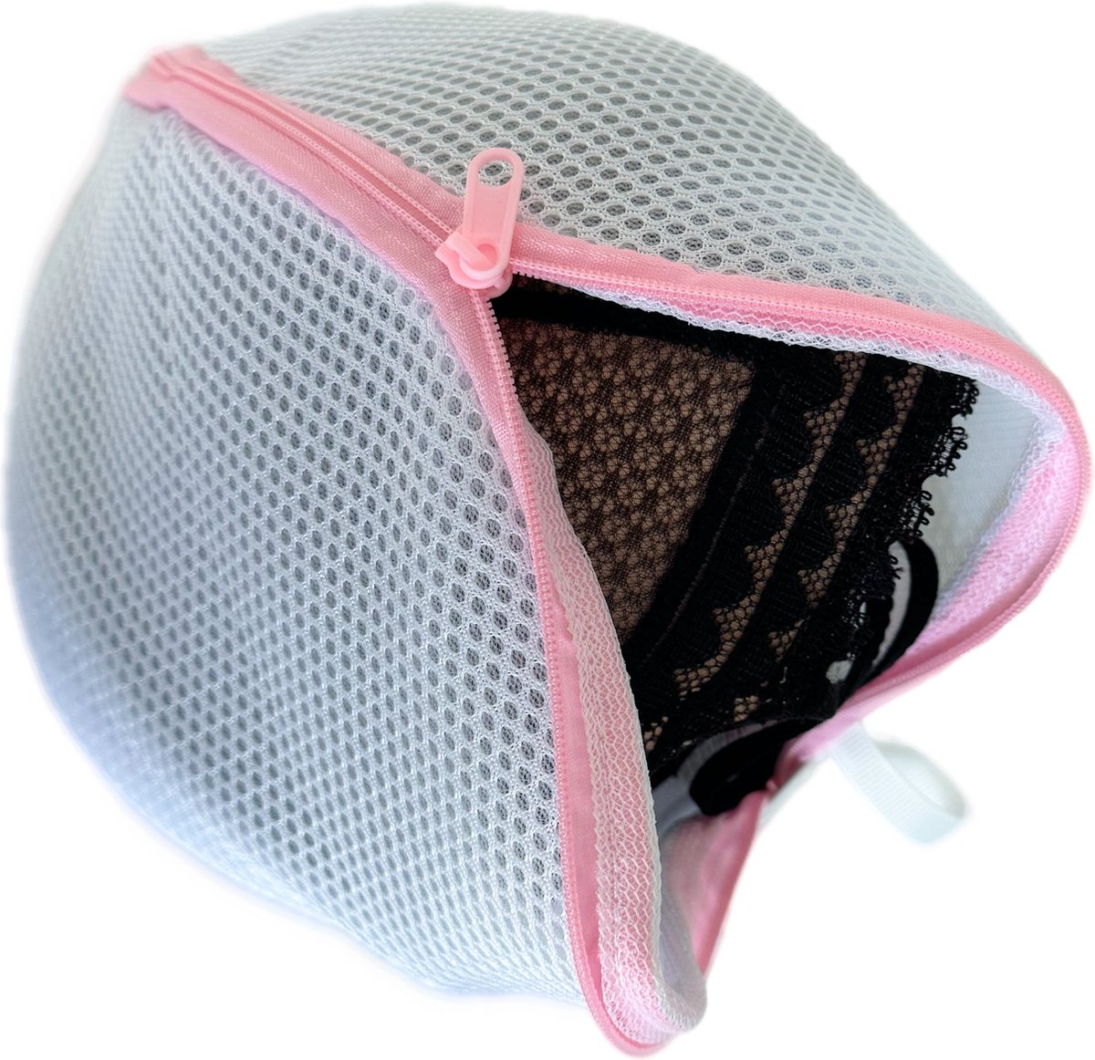 Goedkoopste BH Waszakje voor Lingerie – Rond Wasnet met Rits – Beschermt Cups & Beugels – 3BMT®