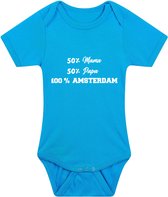 100 % Amsterdam Babyromper Jongen | Amsterdammer | Rompertje | Romper | Baby | 020 | Jongensromper