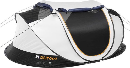 Foto: Deryan luxe cocoon pop up tent anti uv 50 2 seconds 2 persoons cream