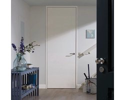 Kamerhoge binnendeur | Stomp | Wit voorbehandeld | Inclusief slotgatboring