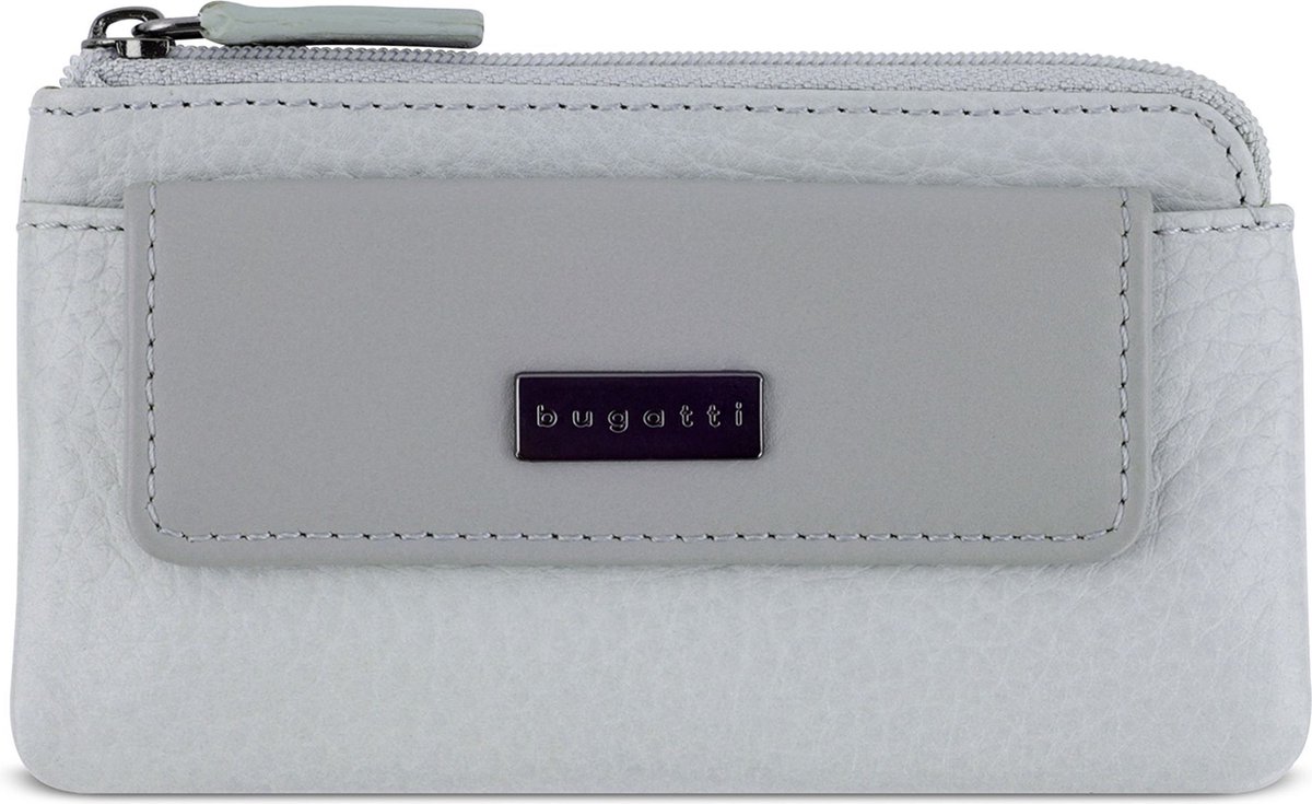 Bugatti Sina Sleutel portemonnee Leer 13 cm - hellgrau