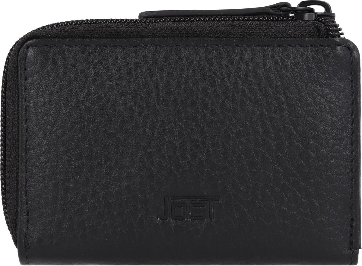 Jost Stockholm Sleutel portemonnee Leer 11 cm - schwarz