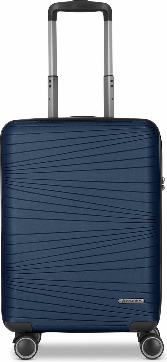 Franky Dallas 3.0 4 wielen Trolley S 55 cm - Harde bagage - TSA slot - dark blue