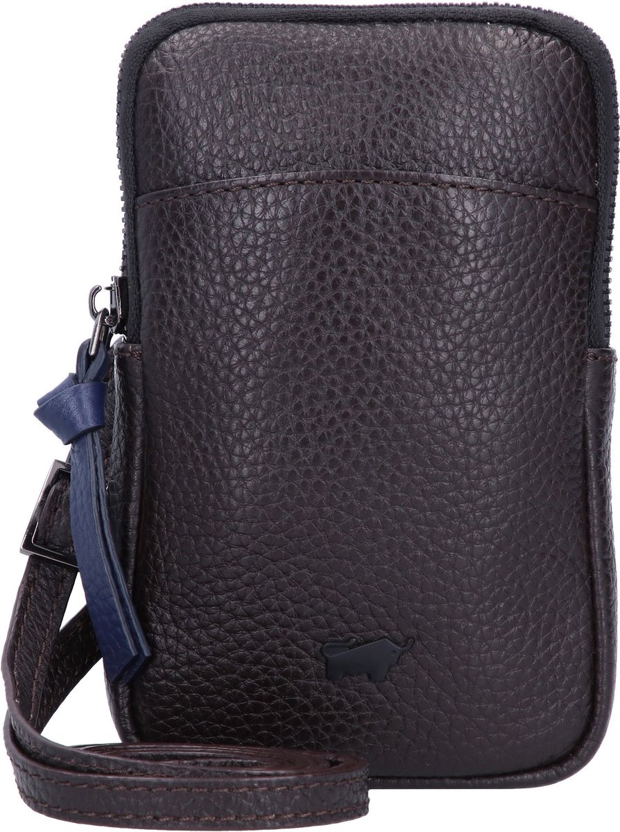 Braun Büffel Schoudertas Telefoontasje Novara Phone Pouch Braun Bruine
