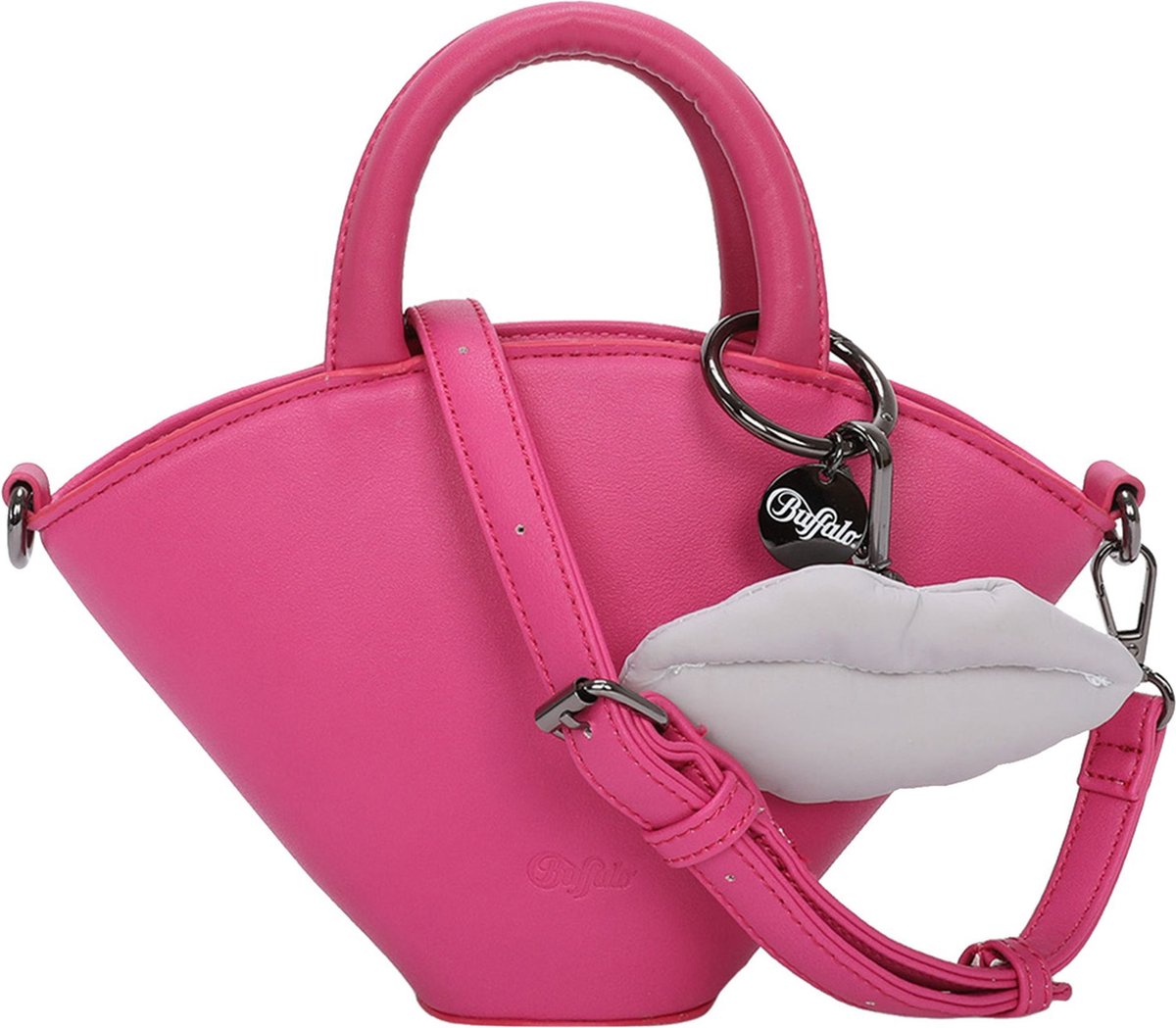 BUFFALO Handtas Schoudertas Muse Sculpt Crossbody Bag Hot Pink Roze